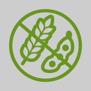 Zonder tarwe en soja