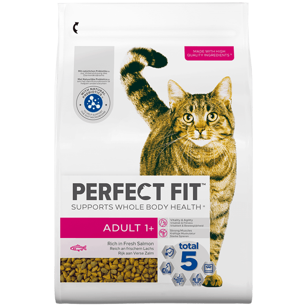 Perfect Fit Kat Droog Adult Zalm zak 2,8kg 1x3